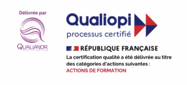 Logo Qualiopi — Actions de formation, délivré par Qualianor